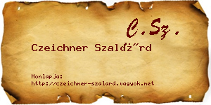 Czeichner Szalárd névjegykártya